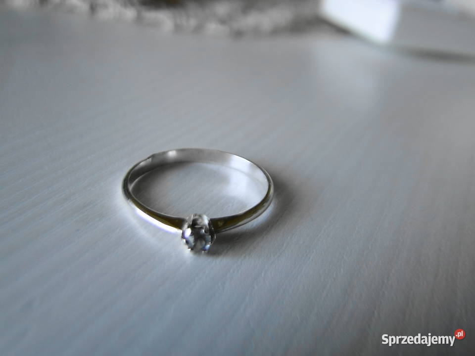 Subtelny pierścionek srebro 925 Warszawa