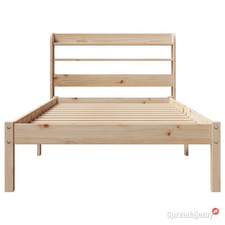 Rama łóżka bez materaca lite drewno sosnowe 218cm Warszawa sprzedam