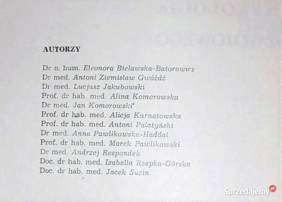 Ginekologia wieku rozwojowego Alina Komorowska Rok wydania 1991 Chełm