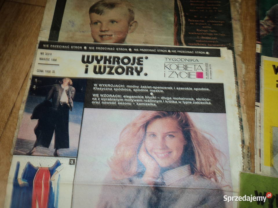 Wykroje i wzory Kobieta i życie 4 Czasopisma Nowy Sącz sprzedam