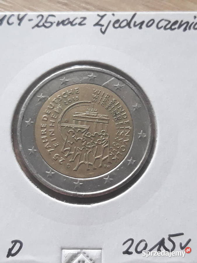 2 Euro 25 r Zjednoczenia NiemiecNiemcy2015 rmen Konin