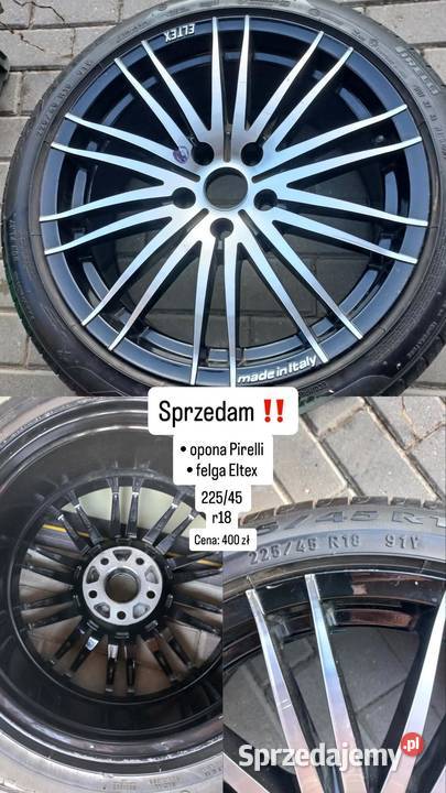 Nowa felga z oponą Pyrzyce