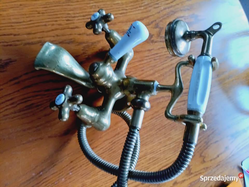 Stara bateria wannowa z mosiądzu wielkopolskie Poznań sprzedam