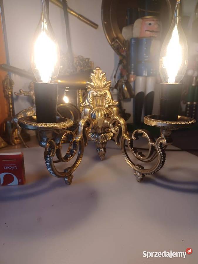 Kinkiet mosiężny Poznań