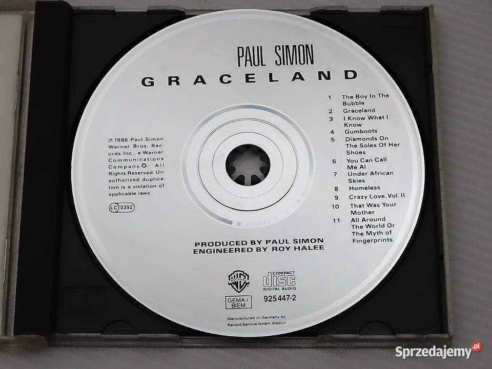 Płyta CD Paul Simon Graceland Oryginalne CD lubelskie Biłgoraj