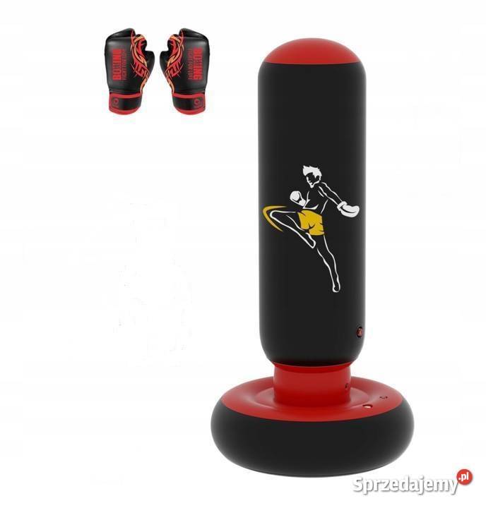 QPAU Stojak Bokserski Dzieci Worek Rękawice śląskie