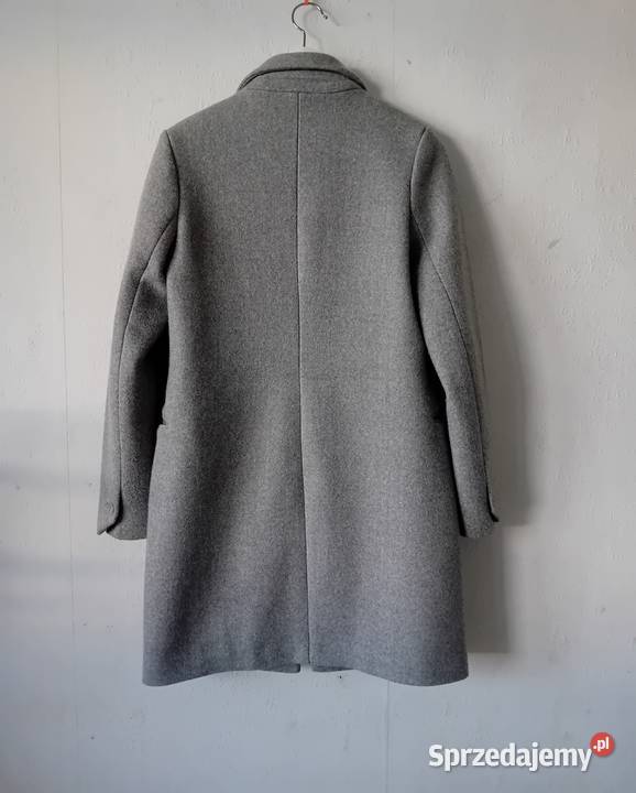 Szary płaszcz Reserved szary/srebrny Warszawa