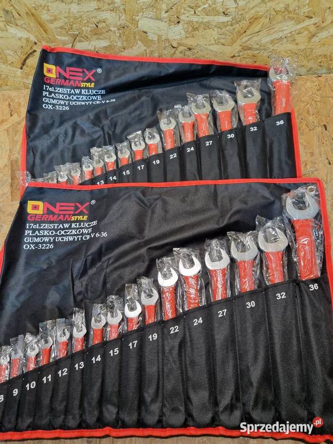 KLUCZE szmata PŁASKO OCZKOWE 632 ZESTAW 17 Głogowa sprzedam