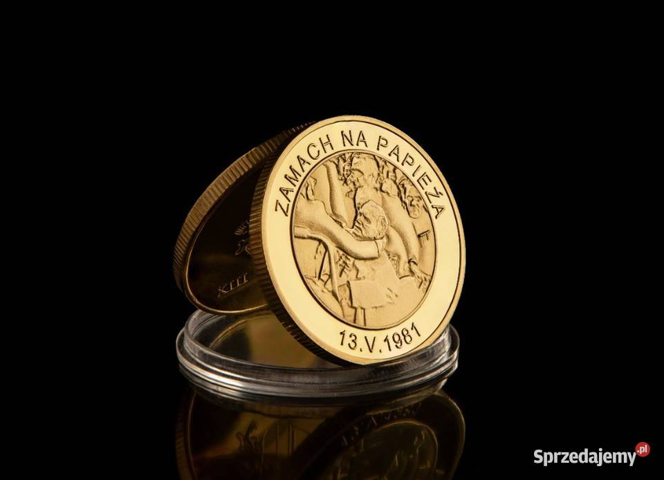 moneta 40lecie zamachu na Papieża K8 sprzedam