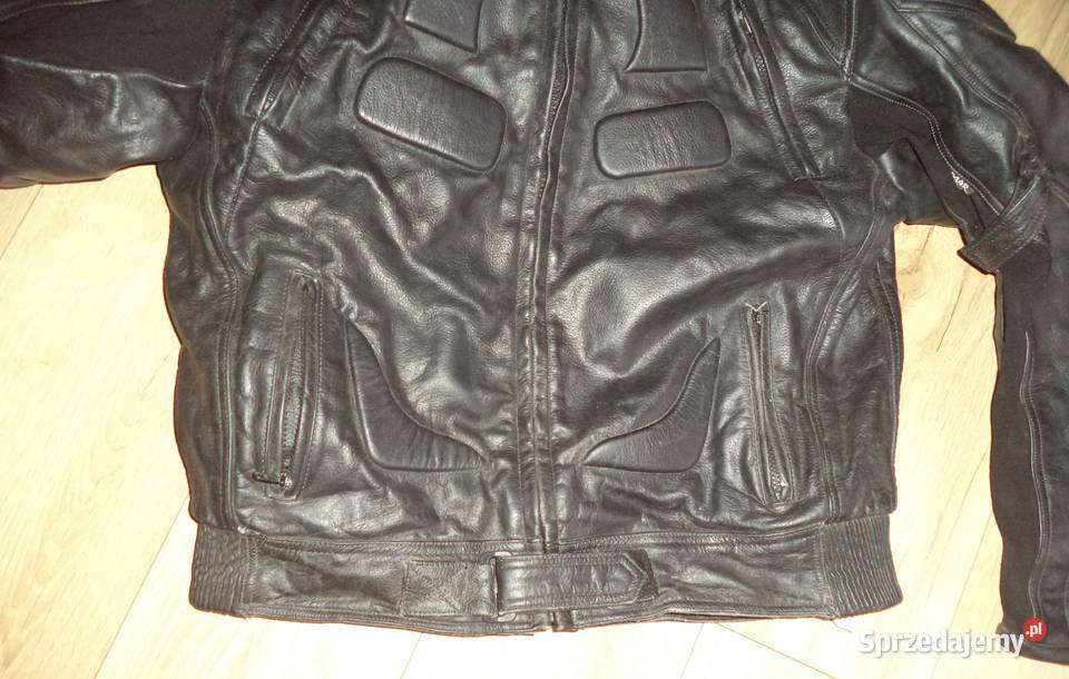 Kevlar Używana męska kurtka skórzana ramoneska Piekary Śląskie