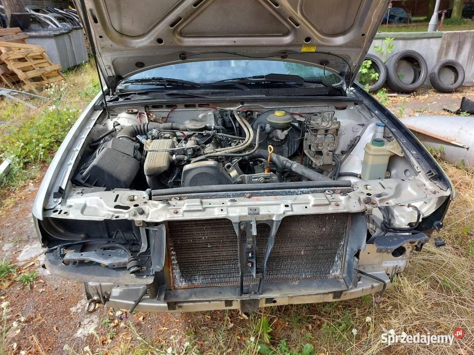 Audi 80 cabrio części maska drzwi stelaż dachu srebrny lubuskie Zielona Góra sprzedam