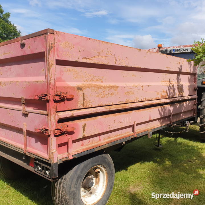 przyczepa wywrotka jednoosiowa nieuszkodzony podlaskie Korycin sprzedam