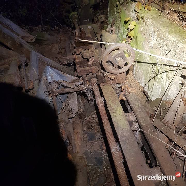 Zabytkowa tokarka tokarnia do metalu drewna tak Kłodne
