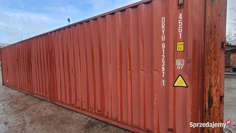 Kontener morski 40HC 12m używany sprzedam