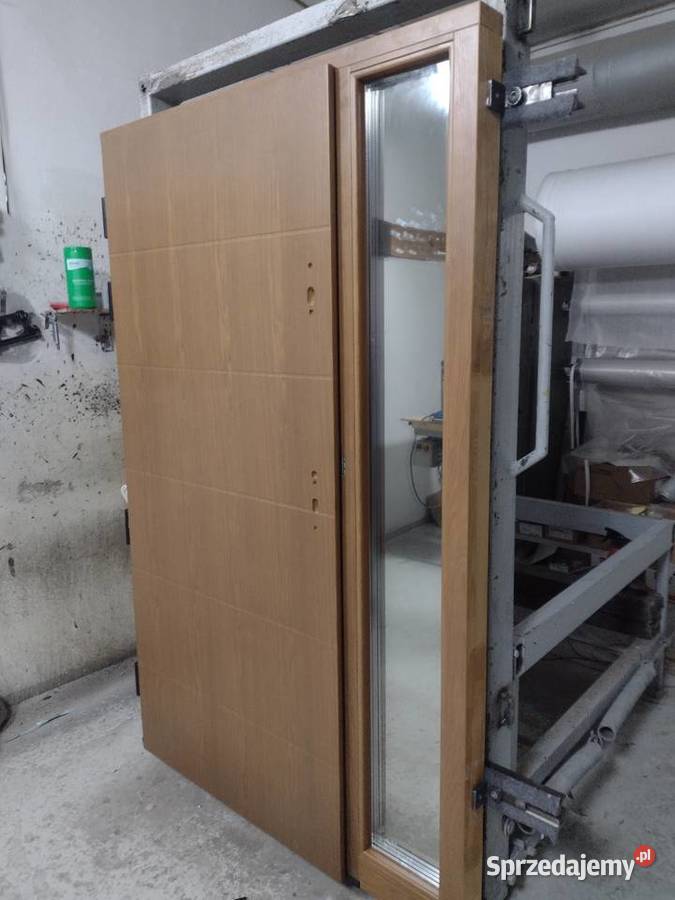 Drzwi drewniane z dostawką Płock