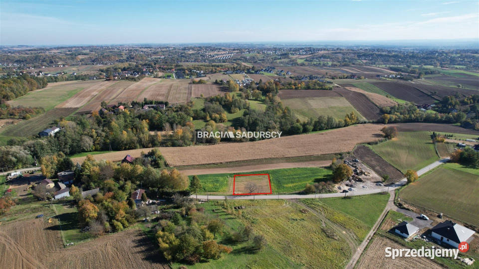 sprzedaży działki 1200m2 Kocmyrzów 28m