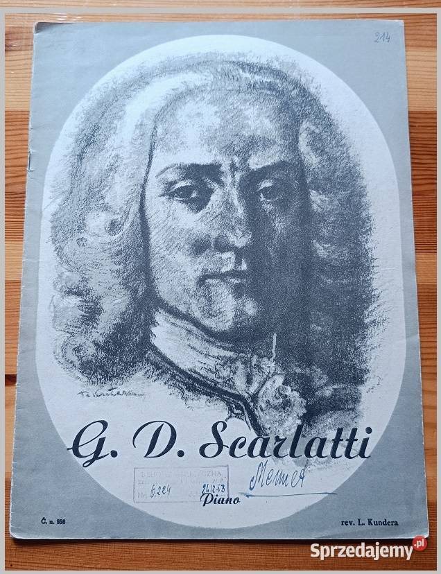 GDScarlatti piano nuty muzyka partytura Łódź