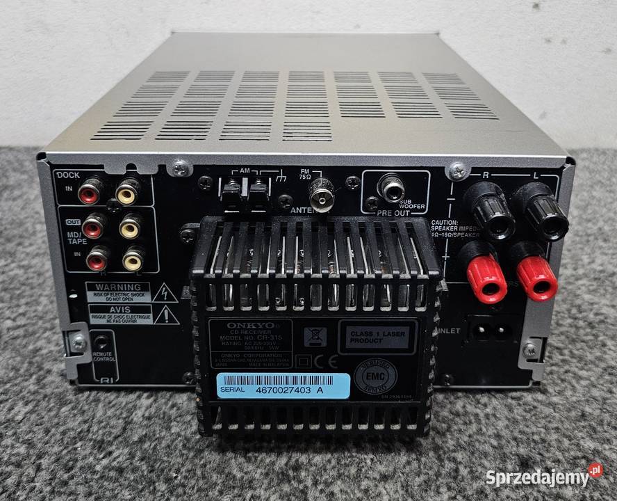 Amplituner stereo Onkyo CR315 wysyłka Kraków