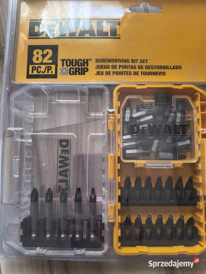 Zestaw końcówek wkrętakowych bitów DeWalt Raniżów