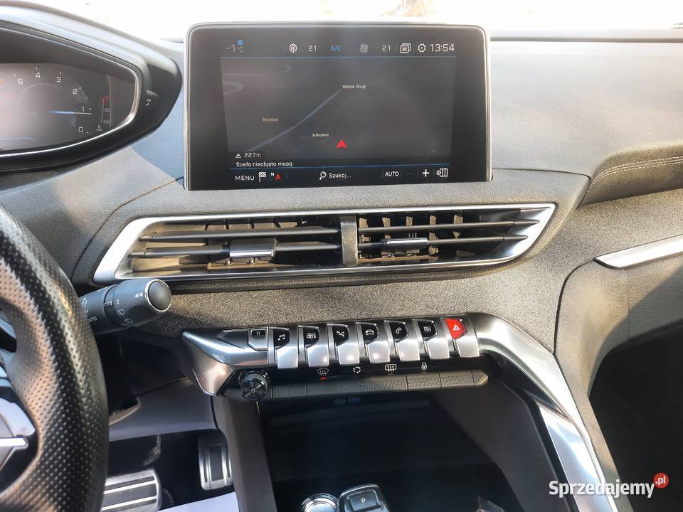 Peugeot 3008 16 THP180 GTLine EAT8 Navi 93tkm klimatyzacja 3008 Jaśkowice