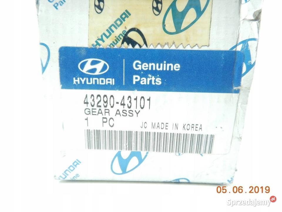 KOŁO ZĘBATE SKRZYNI HYUNDAI H100 93 4329043101 Układ napędowy sprzedam