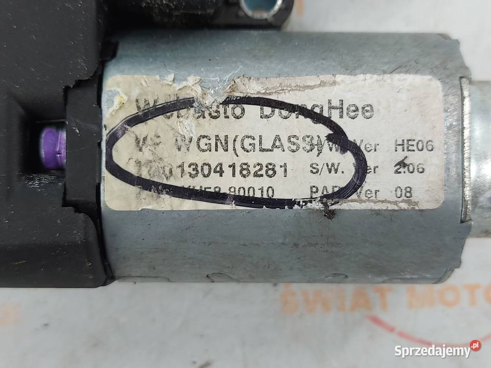 HYUNDAI i40 BLUE 13r silniczek szyberdachu lewy świętokrzyskie Kielce sprzedam