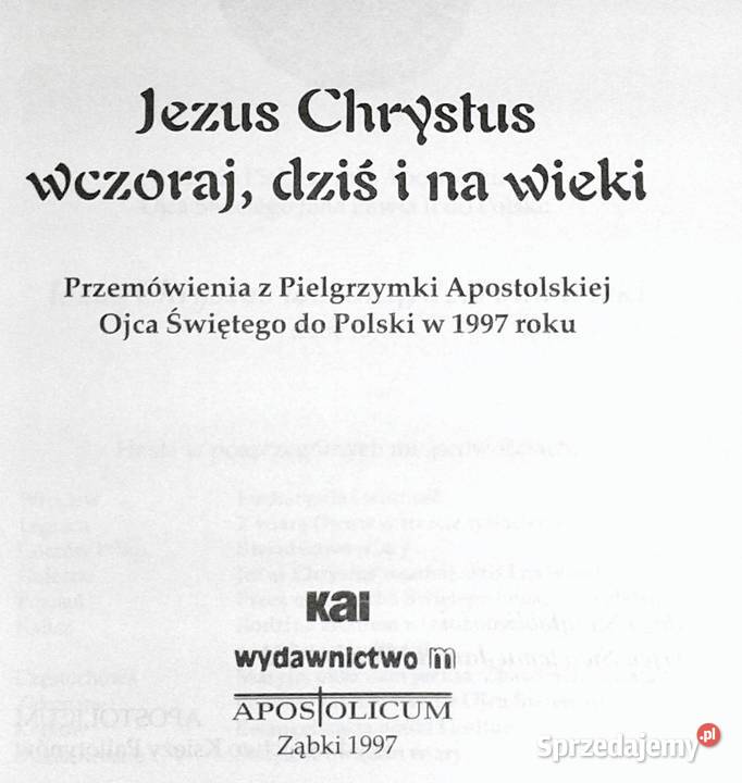 Jezus Chrystus wczoraj dziś i na wieki lubelskie Chełm