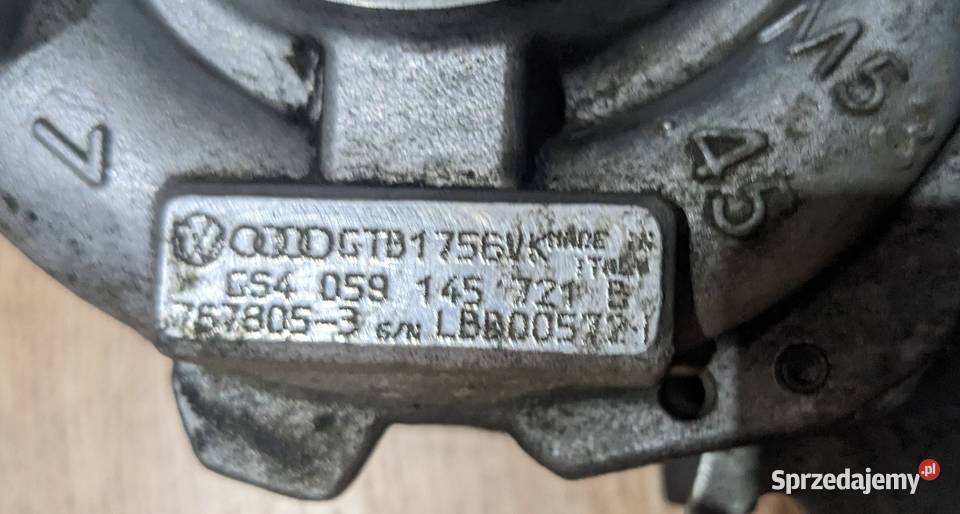 TURBOSPRĘŻARKA AUDI 27 30 TDI GTB1756VK turbo Silniki i osprzęt Olsztynek