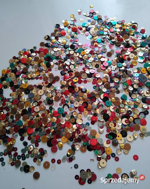 Cekiny Mix kolorów i wielkości Handmade Gdańsk