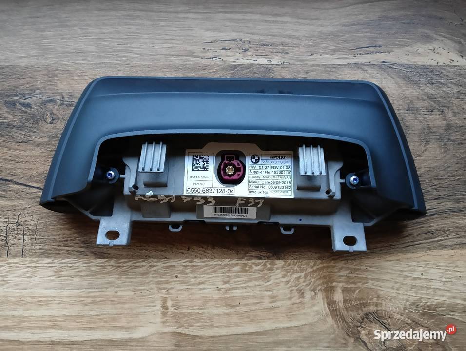 WYŚWIETLACZMONITOR NAWIGACJI BMW Deski rozdzielcze, konsole Radomsko