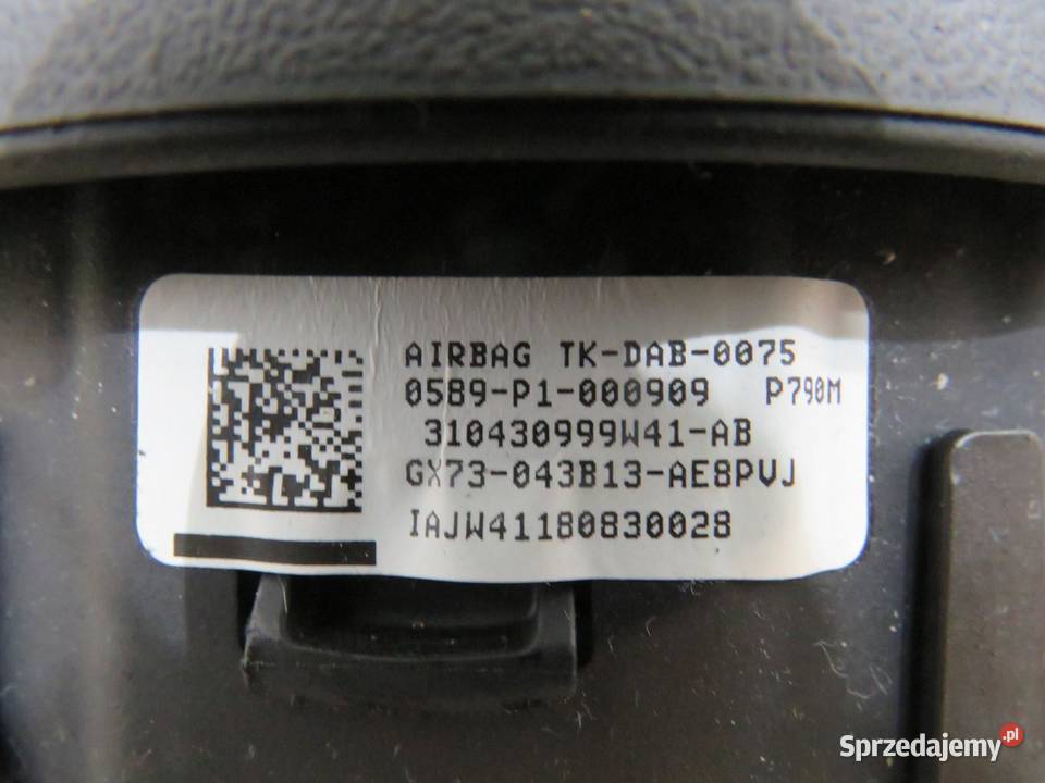 PODUSZKA KIEROWCY JAGUAR XE X760 GX73043B13AE osobowe lubelskie