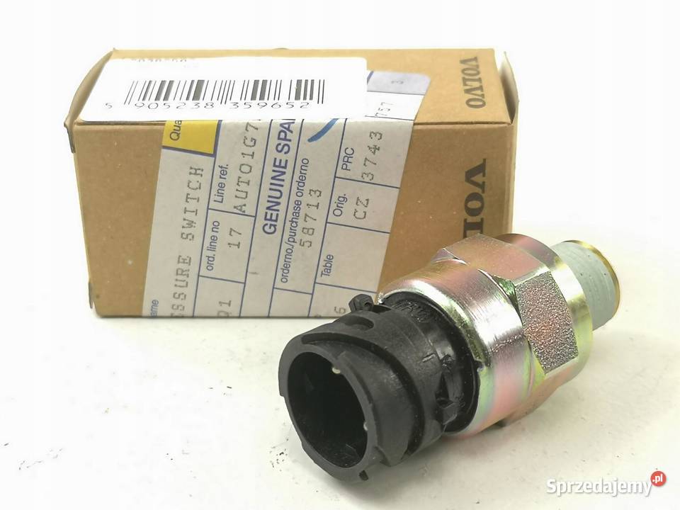 CZUJNIK CIŚNIENIA VOLVO F10 F12 F16 ORYGINAŁ ASO