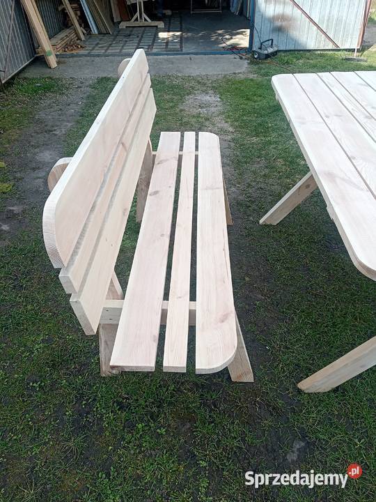 Stół ławki do ogrodu na taras łódzkie Wieluń