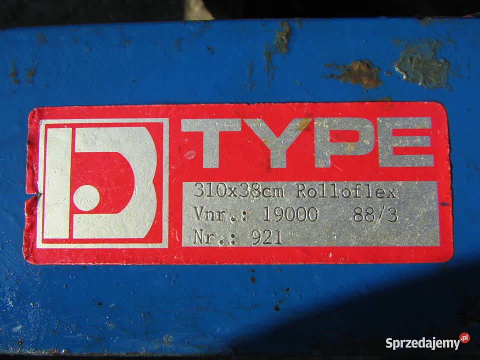 Wały posiewne DALBO Rolloflex 31M podnoszone Miechów