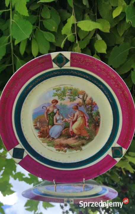 EPIAG TALERZ FRAGONARD SCENA RODZAJOWA Antyki, Sztuka, Kolekcje łódzkie Pabianice