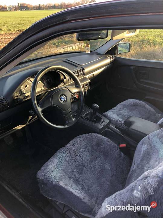 BMW E36 16 1 właściciel 1996 klima czerwony Seria 3 Złotoryja sprzedam