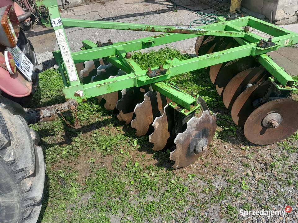 Brona talerzowa 2x8 bomet Agregaty Uszew sprzedam