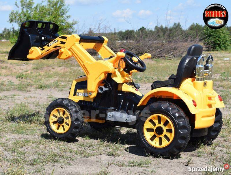 MOCNY TRAKTOR Z ŁYŻKĄ KINGDOM 12V DWIE Pojazdy elektryczne i spalinowe Toruń