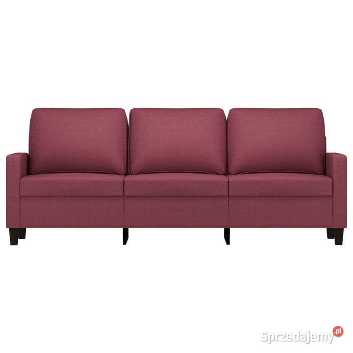 Sofa 3osobowa winna czerwień 180 cmtapicerowana Sofy i kanapy Warszawa sprzedam
