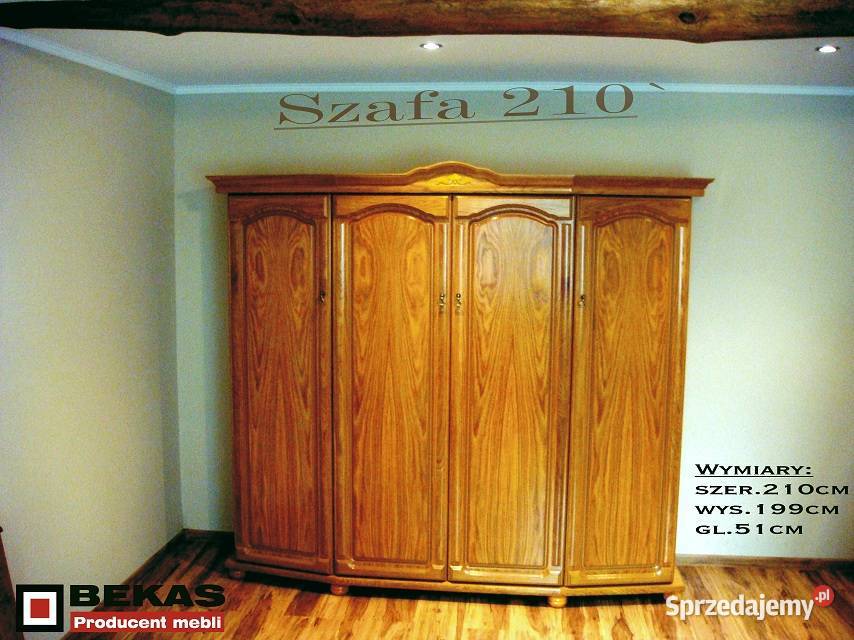 Śliczna Szafa 120 Dąb Złoty Miodowy BEKAS Meble Inowrocław