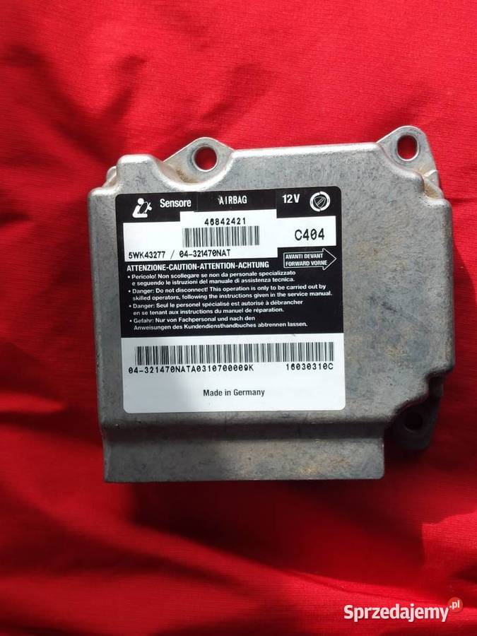 MODUL AIRBAG ALFA 147 3d 19 JTD 16V 140 2003 Rok produkcji 2003 Mietków