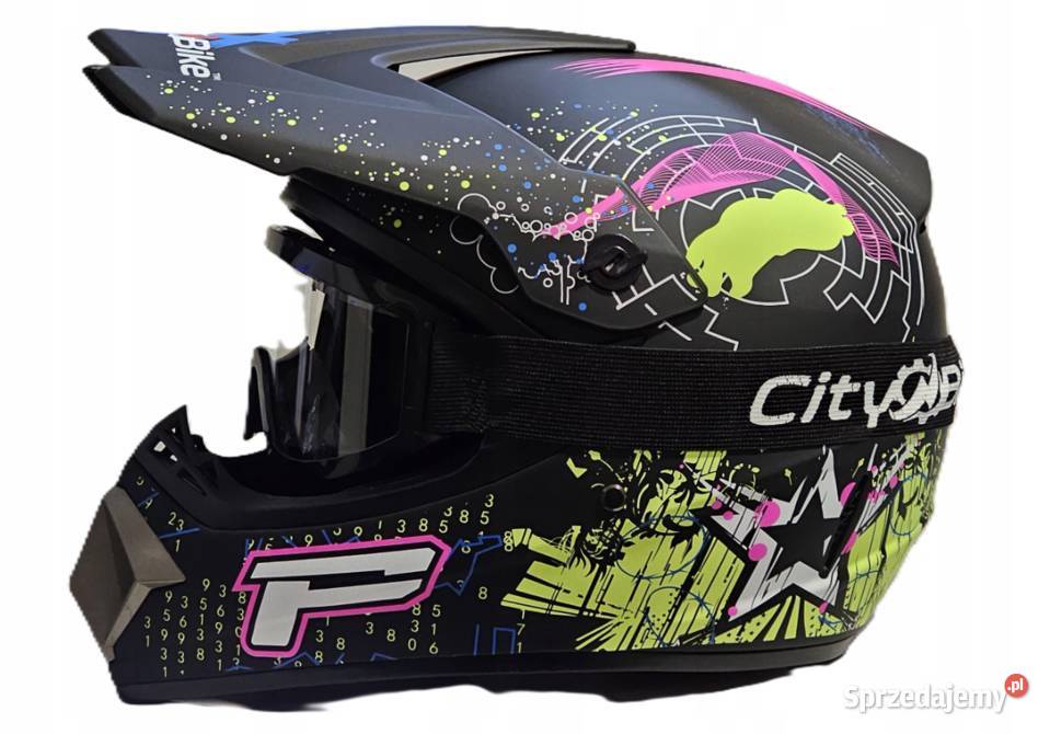 KASK Cross ATV Quad Enduro hulajnoga Gogle Godów