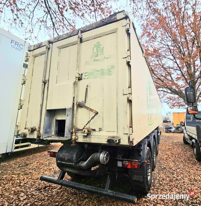 Naczepa z wydmuchem wywrotka z dmuchawa do sruty lubelskie