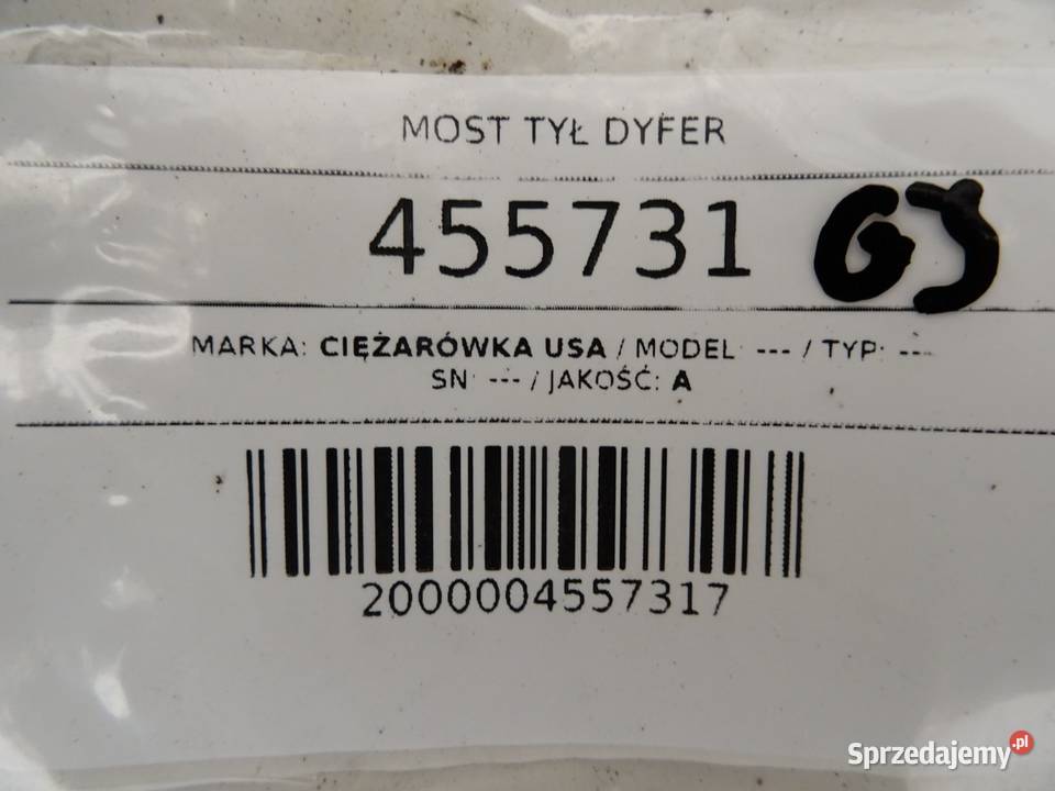 MOST TYŁ DYFER 6X6 REO USA CIĘŻARÓWKA USA