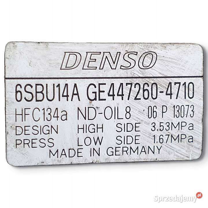 SPRĘŻARKA KLIMATYZACJI BMW X1 20 D GE4472604710 osobowe Chełm sprzedam