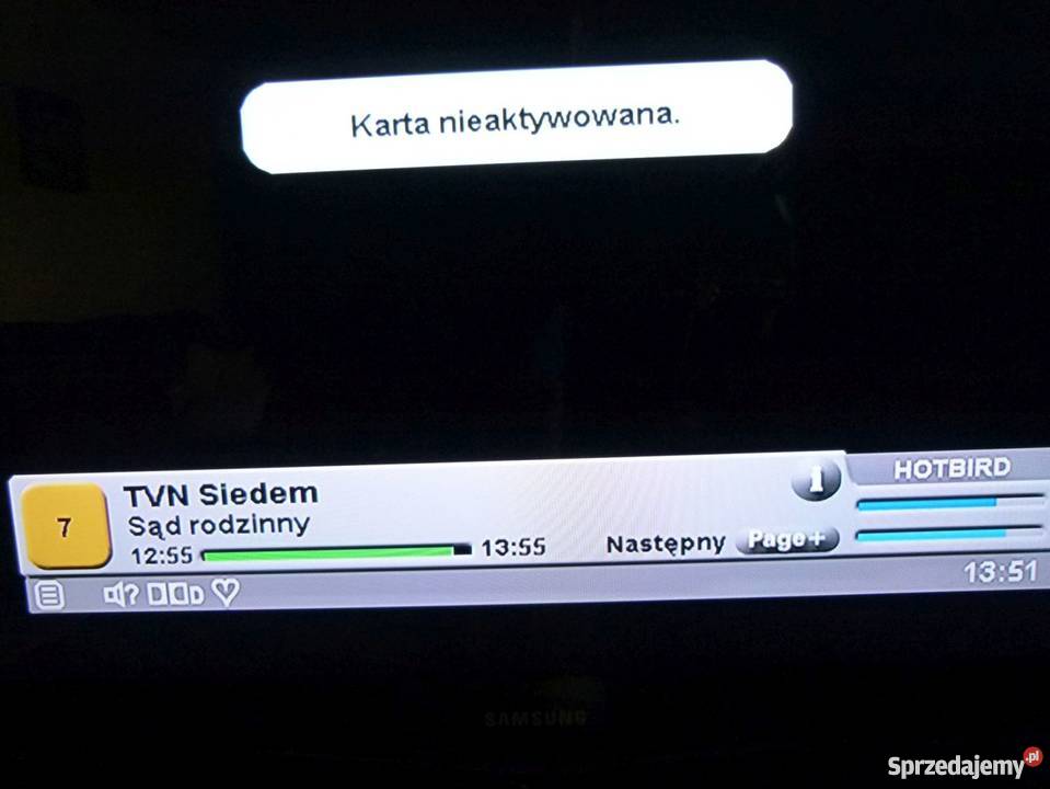 Dekoder SAT Echostar DVB 717 bez pilota SPRAWNY Zamość
