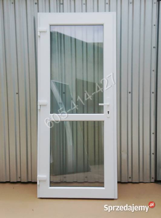 Drzwi PCV 110x210 białe PCV TRANSPORT CAŁA 210cm