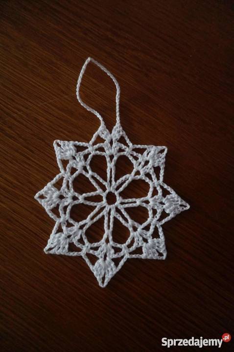 Ozdoby szydełkowe Boże Narodz aniołki gwiazdki Dekoracje i ozdoby Libiszów-Kolonia