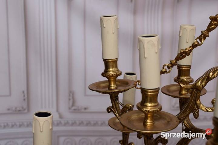 Królewski Gigant Żyrandol z Brązu Lampa 78 Lampy wiszące małopolskie Kraków sprzedam