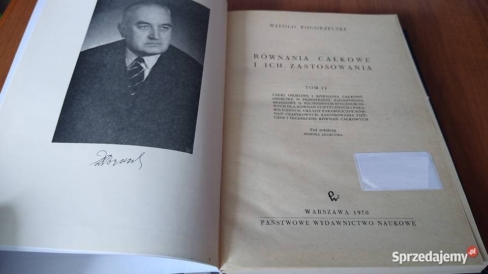 Równania całkowe i ich zastosowania 4 Całki Gdańsk